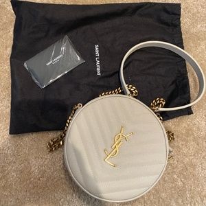 YSL round crossbody bag